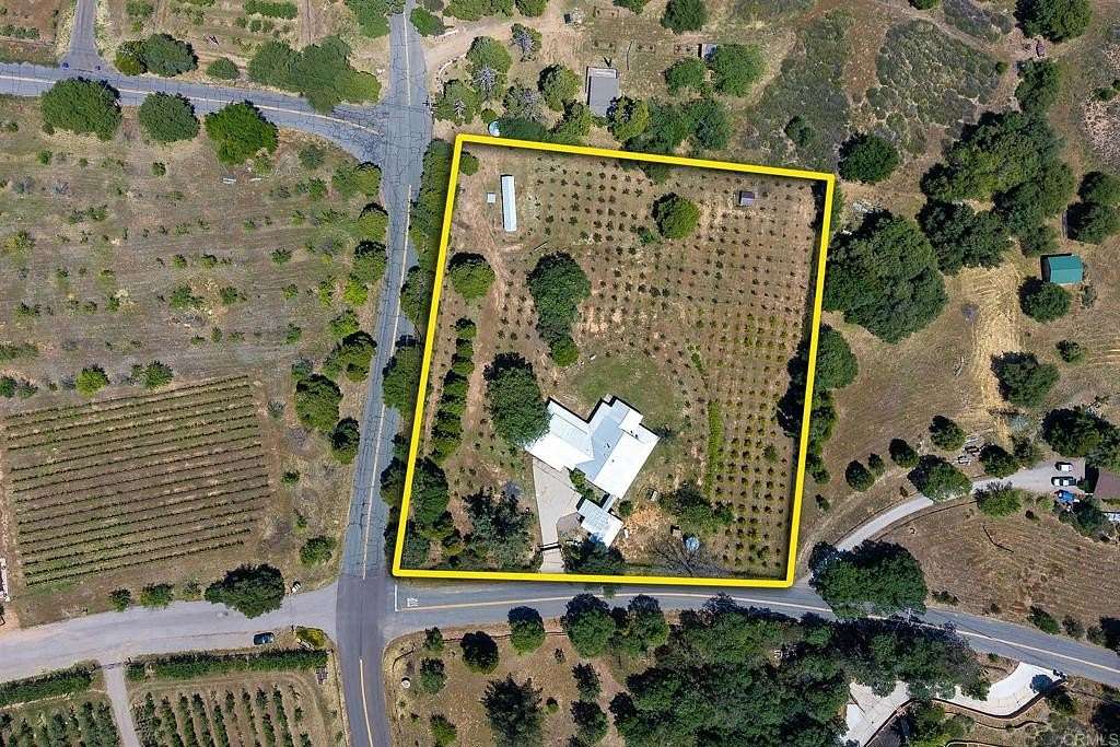 2.74 Acres of Land with Home for Sale in Julian, California