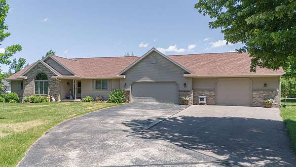 1.5 Acres of Land with Home for Sale in Brodhead, Wisconsin