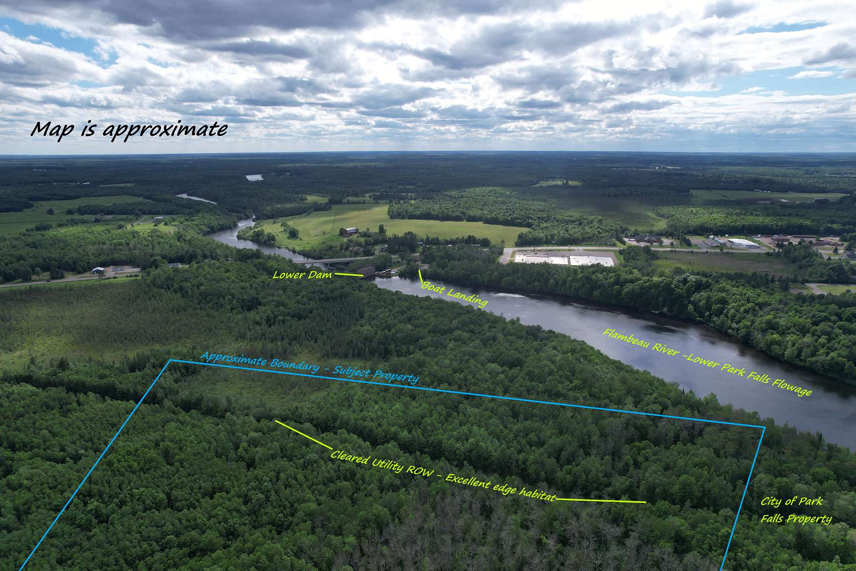 58.4 Acres of Land for Sale in Park Falls, Wisconsin