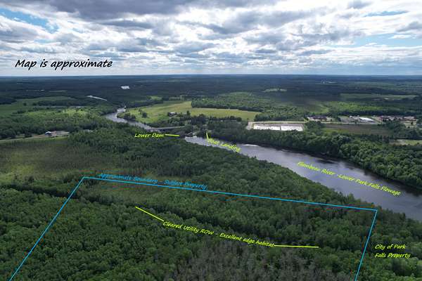 58.4 Acres of Land for Sale in Park Falls, Wisconsin