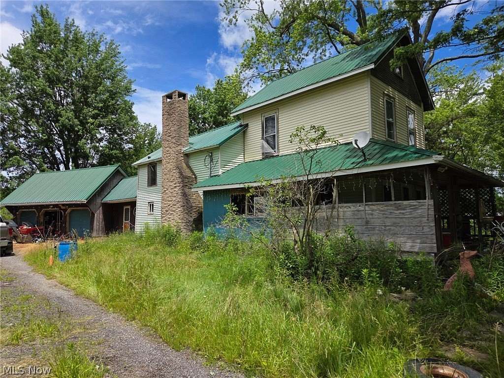 18.7 Acres of Land with Home for Sale in Jefferson, Ohio
