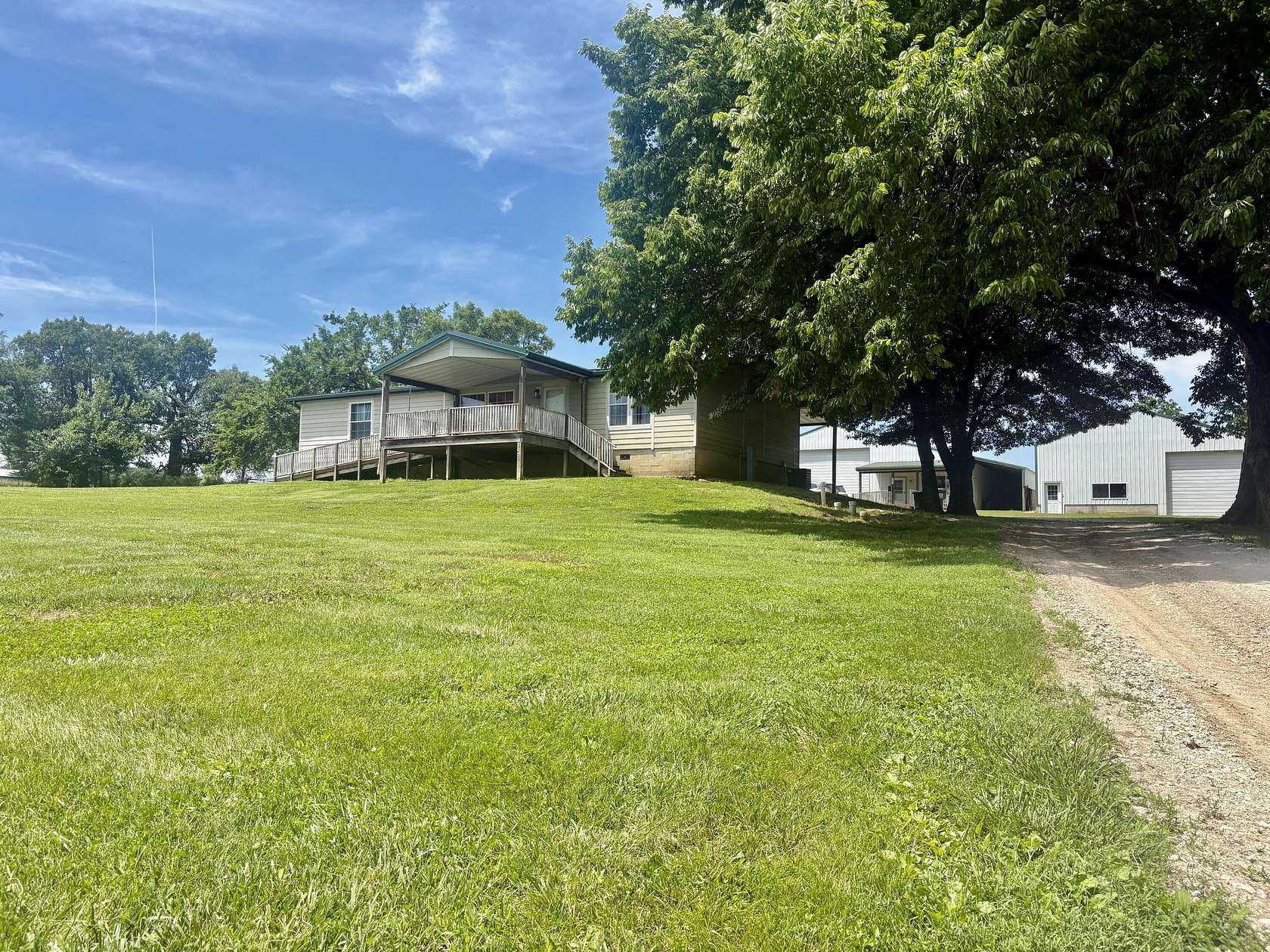 10 Acres of Land with Home for Sale in Everton, Missouri