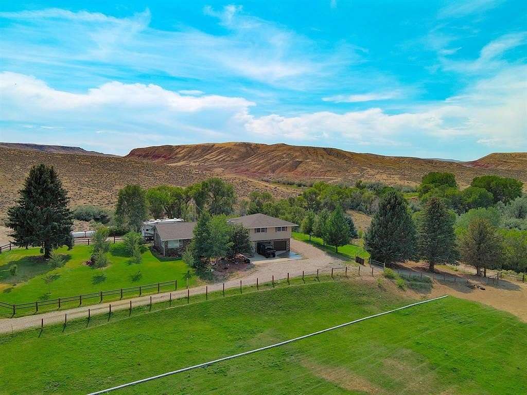 17 Acres of Land with Home for Sale in Greybull, Wyoming
