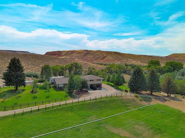 17 Acres of Land with Home for Sale in Greybull, Wyoming