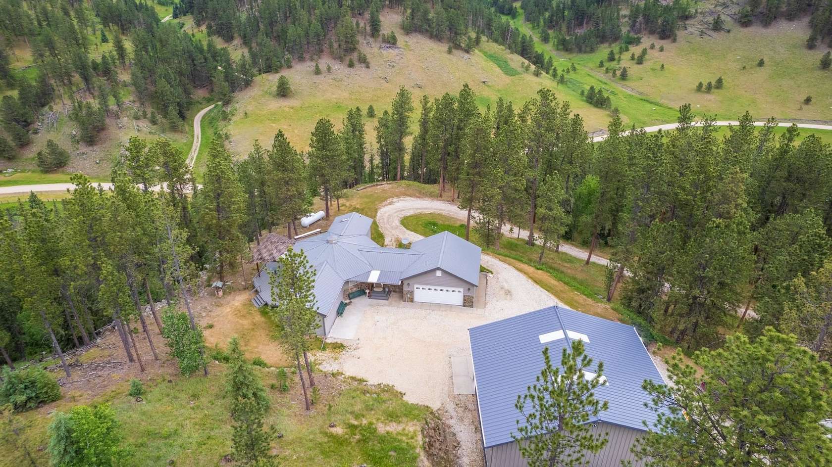 6.72 Acres of Land with Home for Sale in Hill City, South Dakota