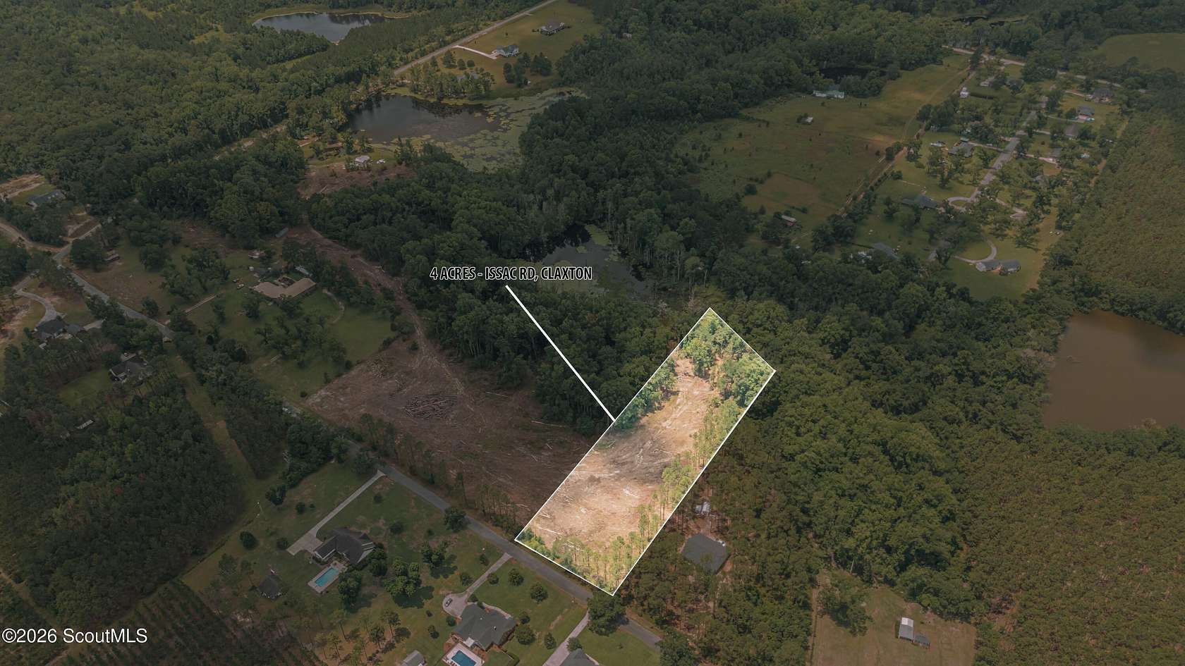 4 Acres of Residential Land for Sale in Claxton, Georgia