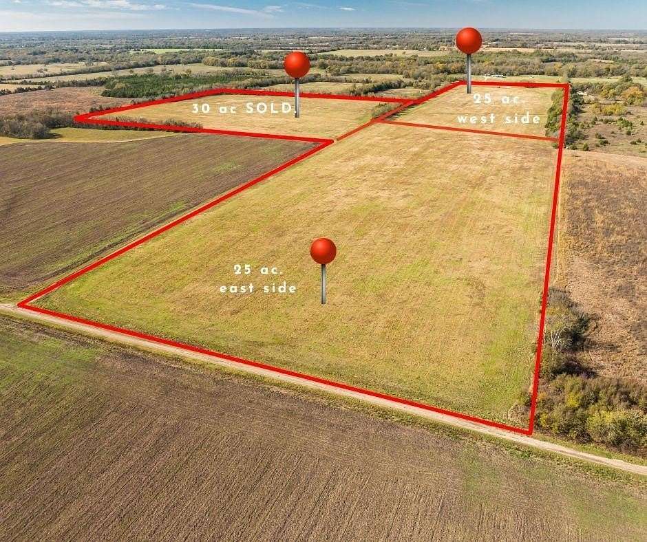 25 Acres of Agricultural & Residential Land for Sale in Pattonville, Texas
