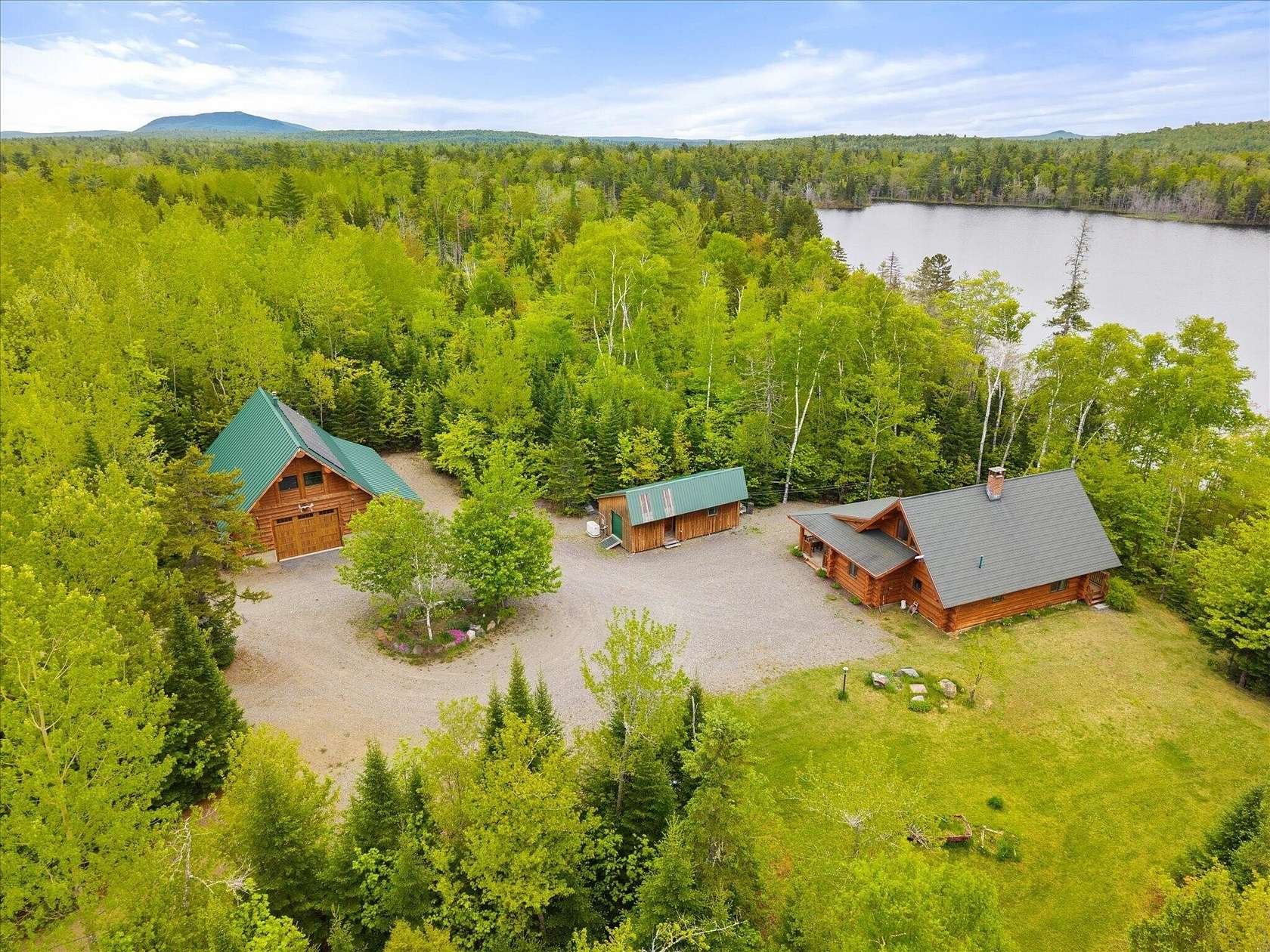 13.6 Acres of Recreational Land with Home for Sale in Patten, Maine