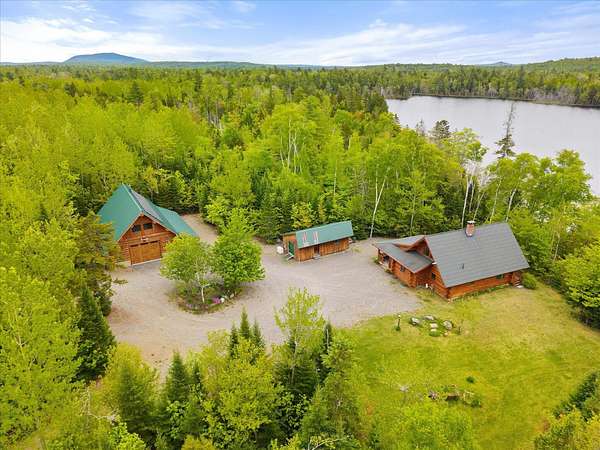 13.6 Acres of Recreational Land with Home for Sale in Patten, Maine