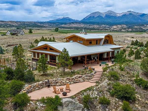 7.44 Acres of Land with Home for Sale in Salida, Colorado