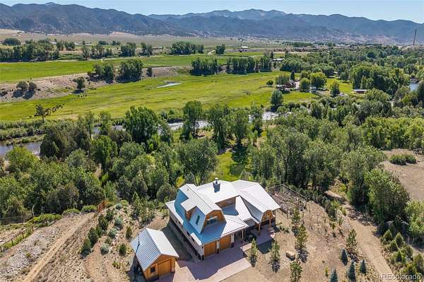 7.44 Acres of Land with Home for Sale in Salida, Colorado