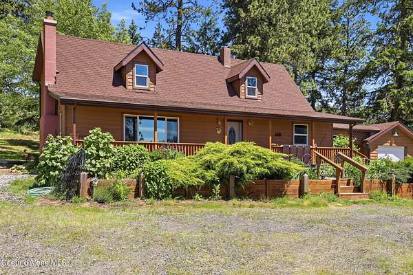 5.12 Acres of Land with Home for Sale in Worley, Idaho
