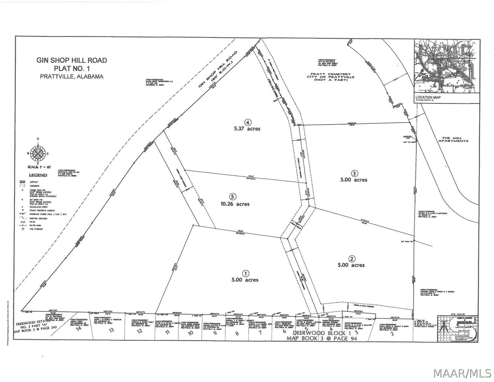 5 Acres of Residential Land for Sale in Prattville, Alabama