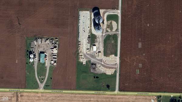 10 Acres of Commercial Land for Lease in Colfax, Indiana