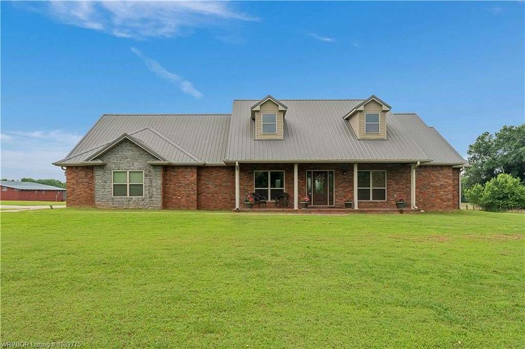 75 Acres of Agricultural Land with Home for Sale in Muldrow, Oklahoma