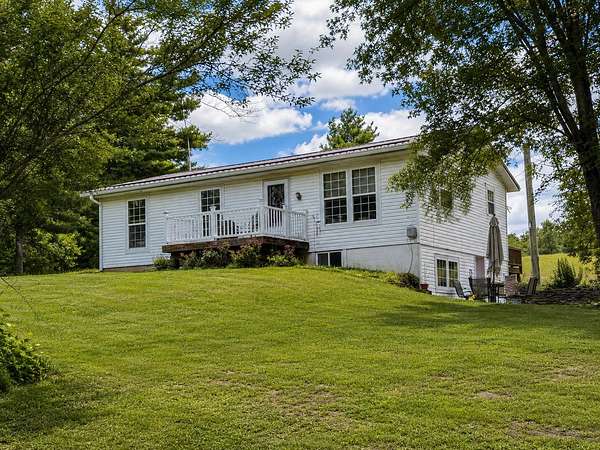 10 Acres of Recreational Land with Home for Sale in Laurel, Indiana