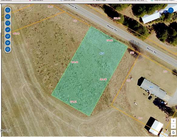 1.1 Acres of Residential Land for Sale in Goldsboro, North Carolina