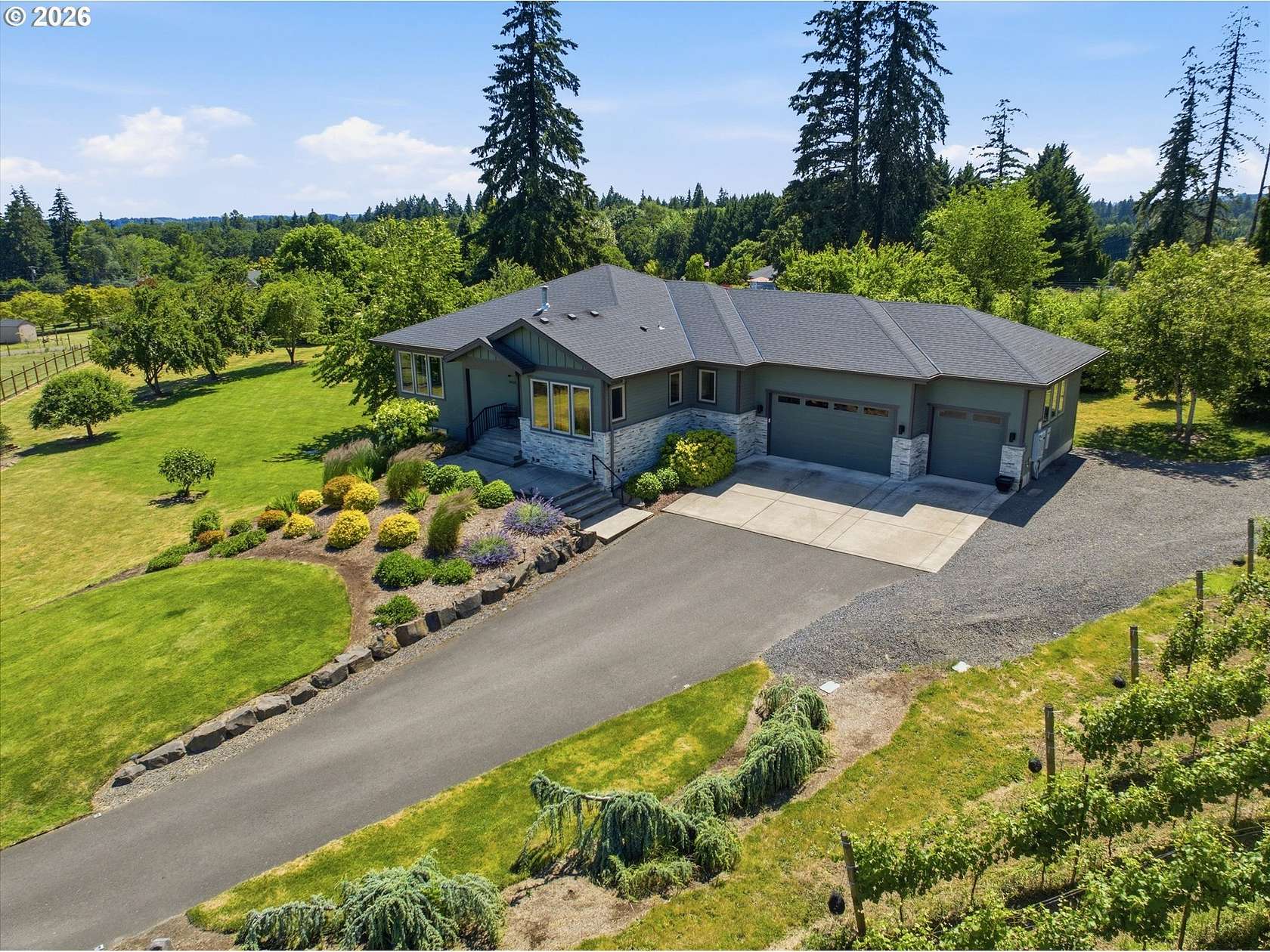 2.65 Acres of Land with Home for Sale in Newberg, Oregon