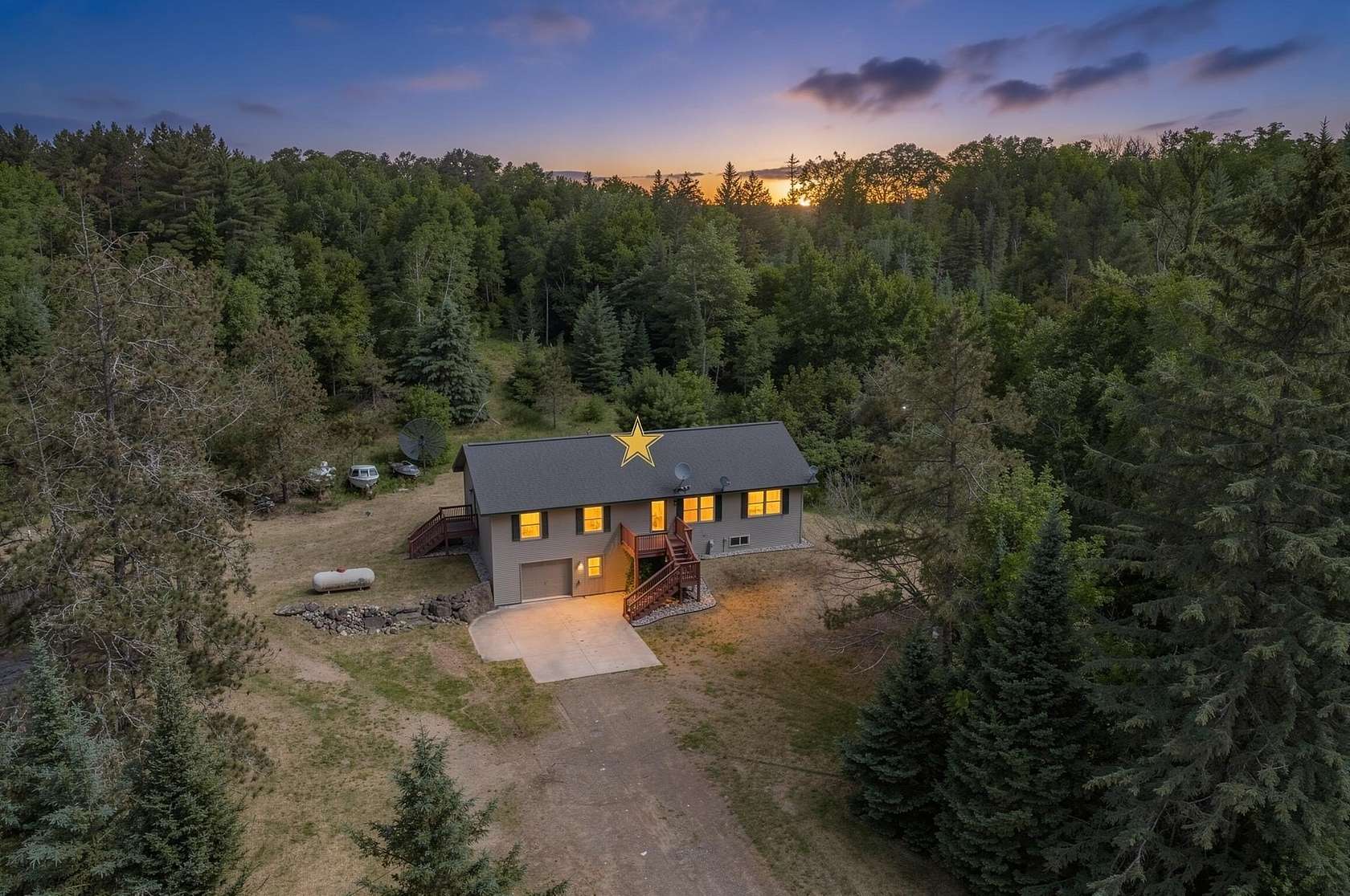 2.39 Acres of Land with Home for Sale in Goodman, Wisconsin