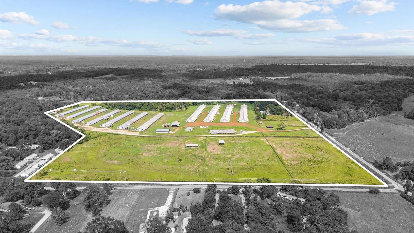 60 Acres of Land with Home for Sale in Lufkin, Texas