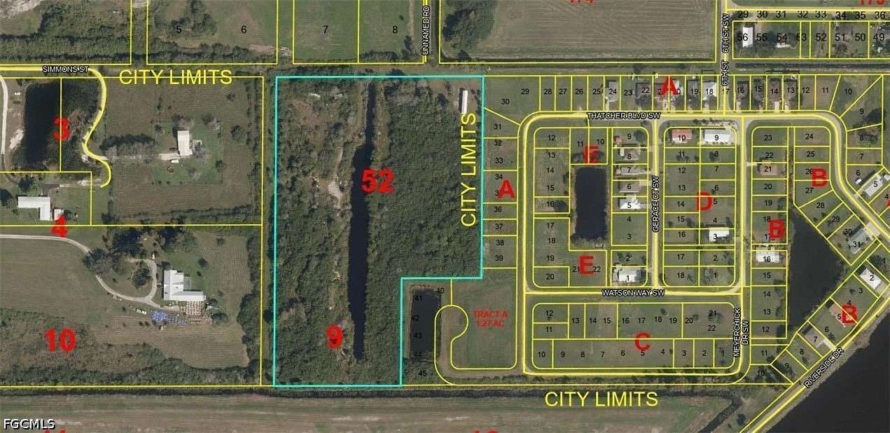 13 Acres of Land with Home for Sale in Moore Haven, Florida