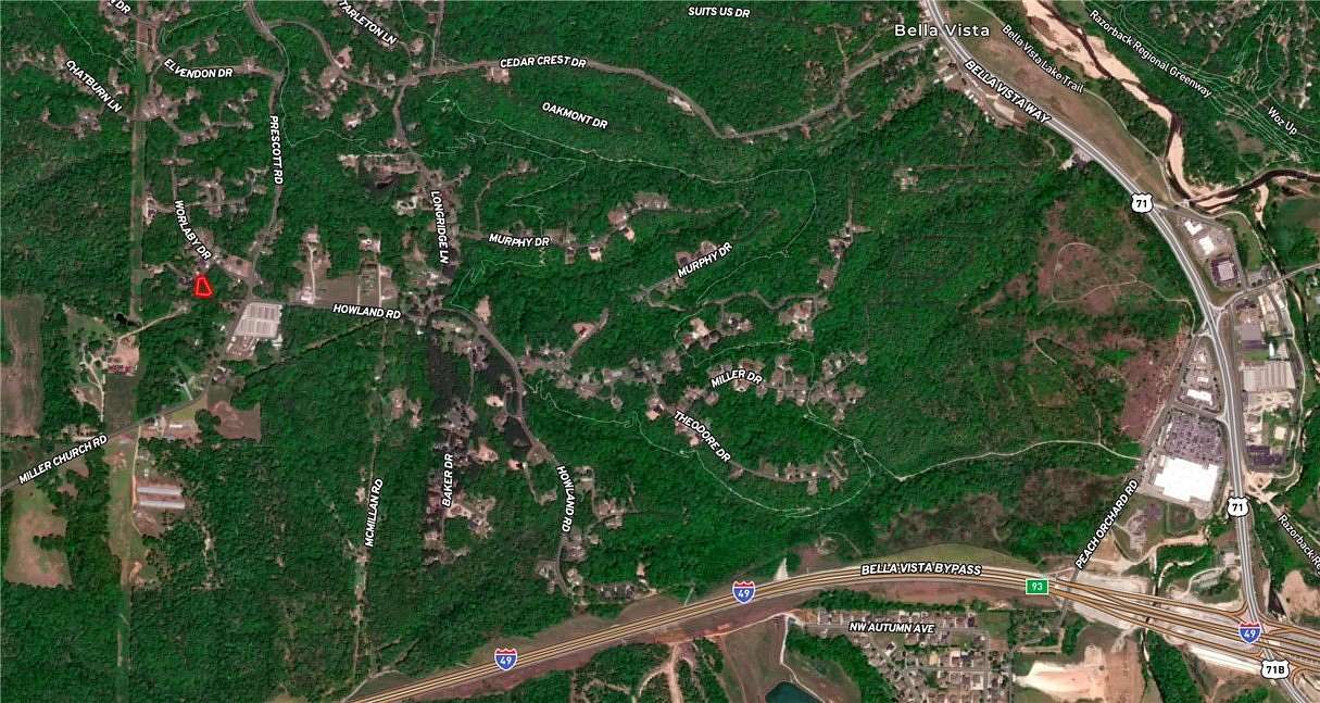 0.28 Acres of Land for Sale in Bella Vista, Arkansas
