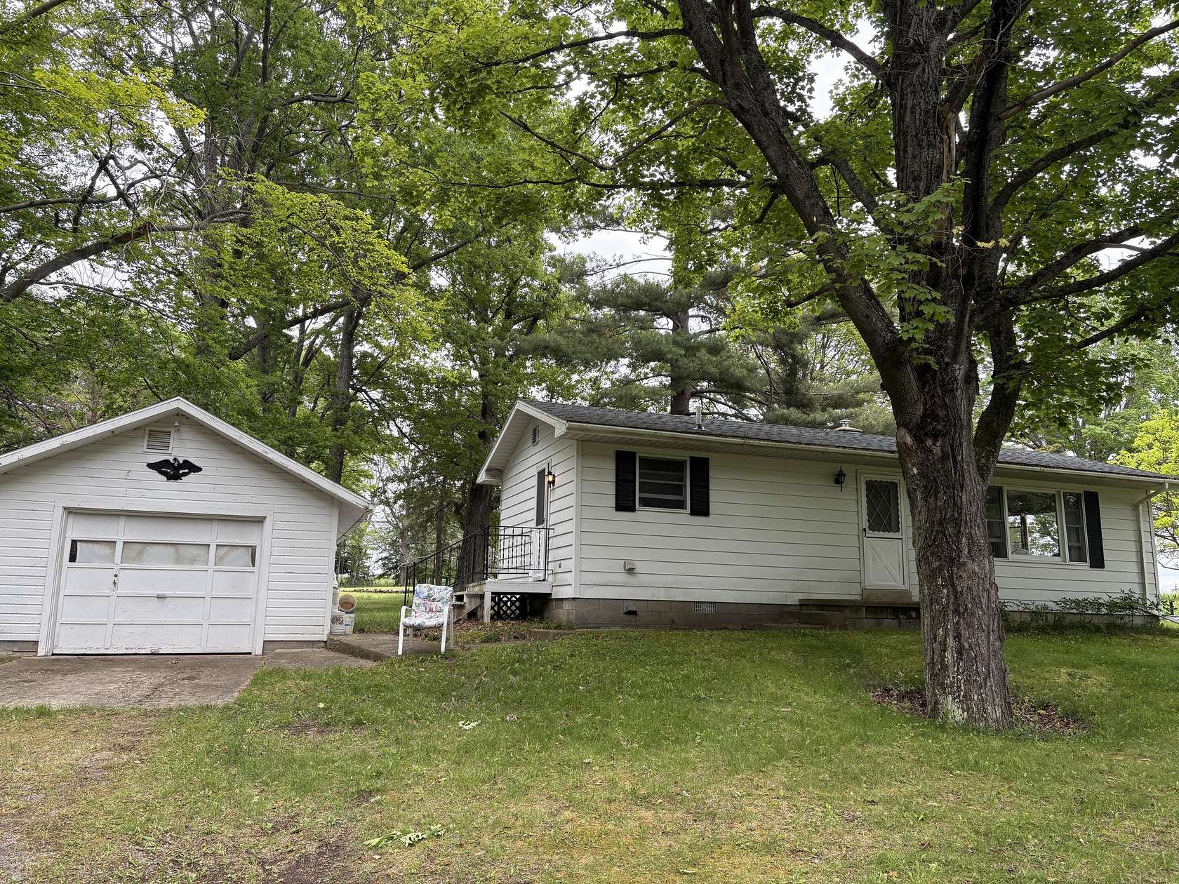 3.84 Acres of Land with Home for Sale in Lincoln, Michigan