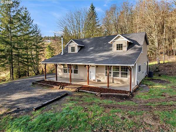 10 Acres of Land with Home for Sale in Amboy, Washington