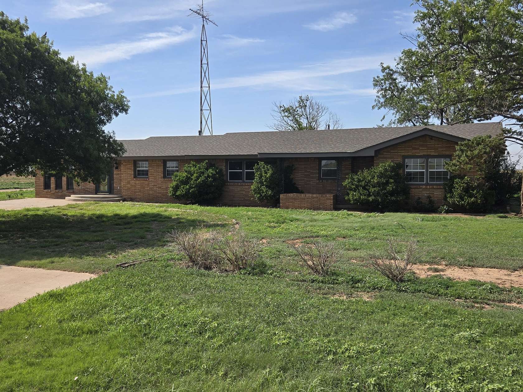 1.58 Acres of Land with Home for Sale in Kress, Texas