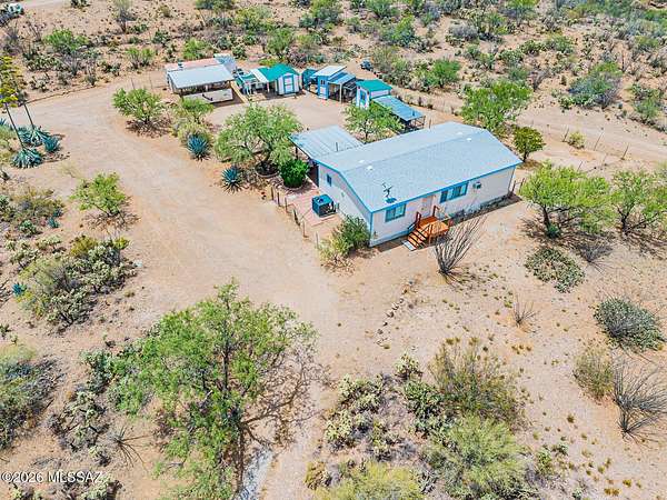 4.86 Acres of Land with Home for Sale in Corona de Tucson, Arizona