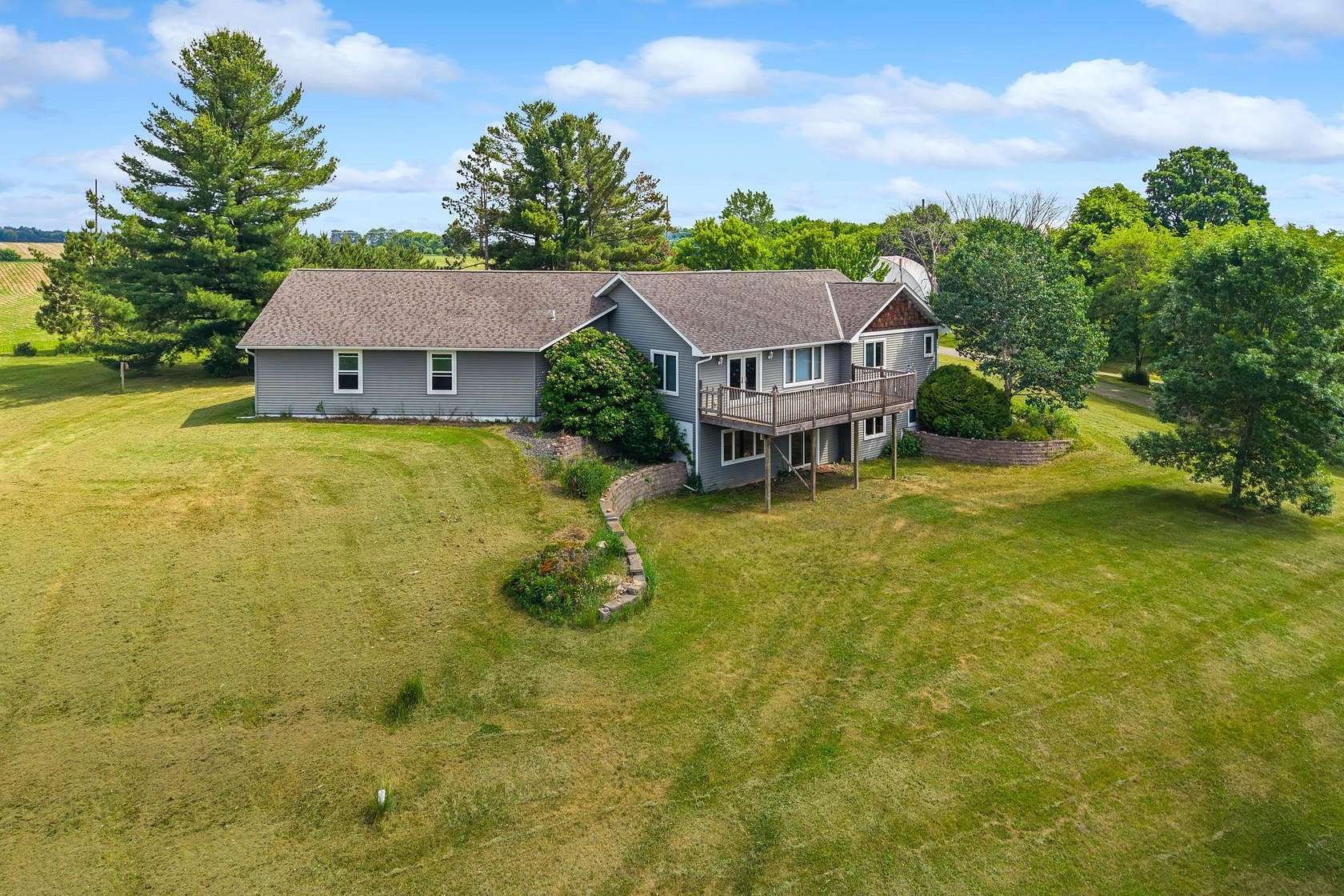 38.6 Acres of Agricultural Land with Home for Sale in Dresser, Wisconsin