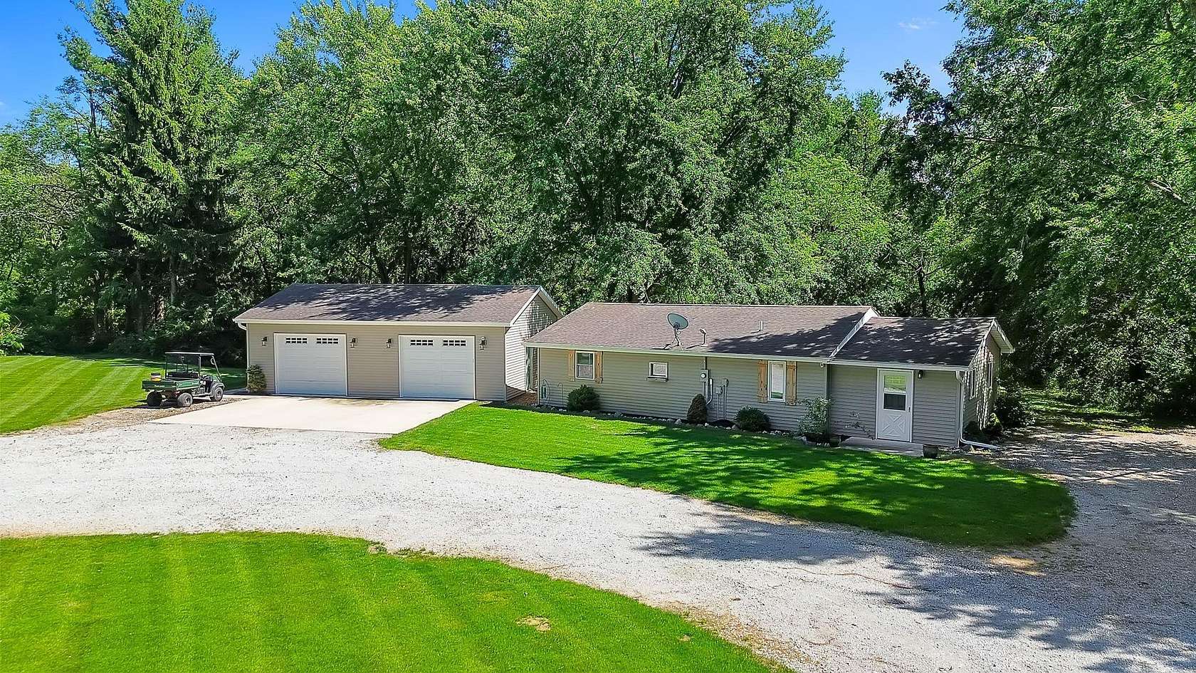 3 Acres of Land with Home for Sale in Wheatfield, Indiana