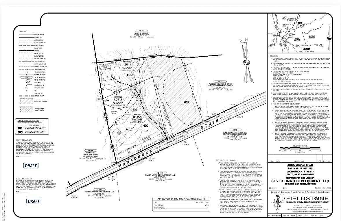 2 Acres of Residential Land for Sale in Troy, New Hampshire