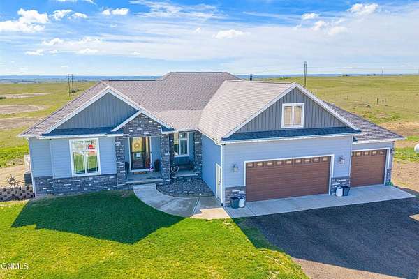 10 Acres of Land with Home for Sale in Williston, North Dakota