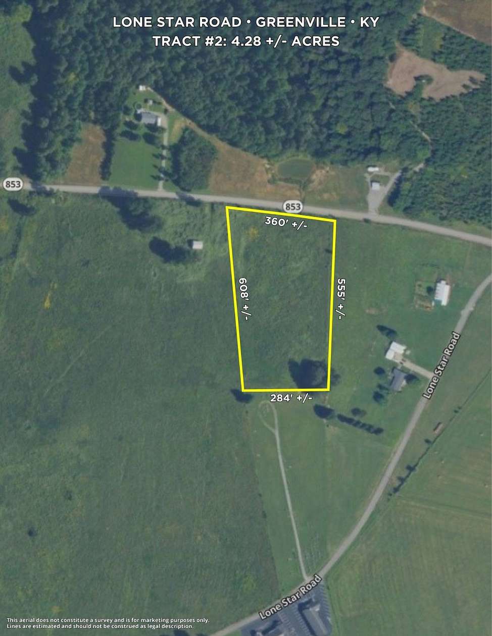 4.28 Acres of Residential Land for Sale in Greenville, Kentucky