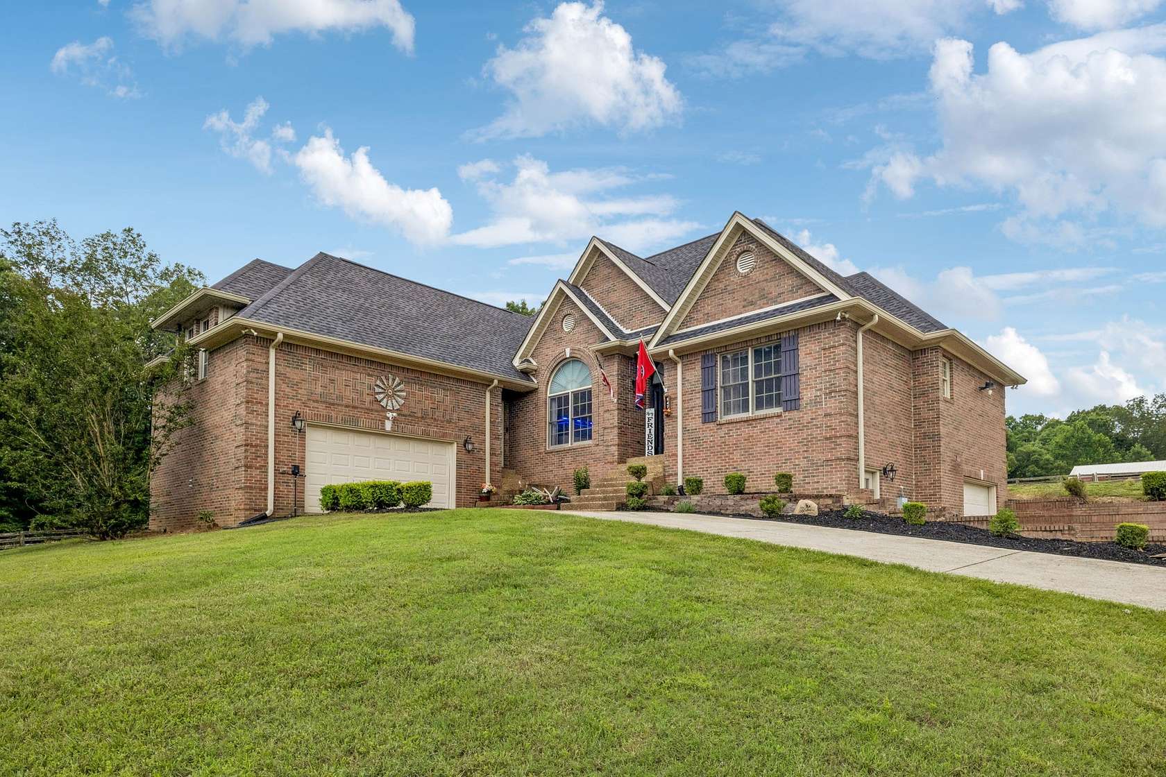 6.74 Acres of Land with Home for Sale in McEwen, Tennessee