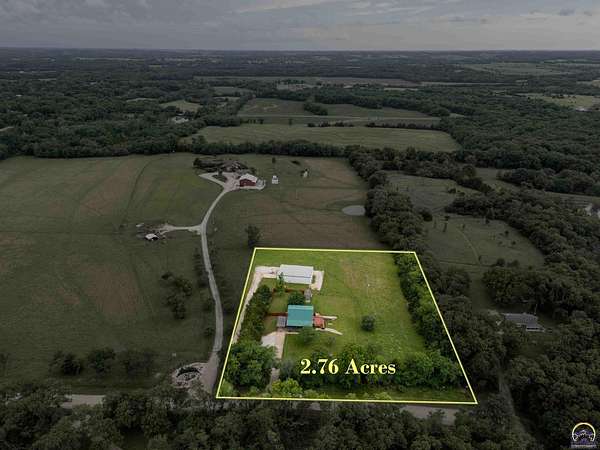 2.76 Acres of Land with Home for Sale in Auburn, Kansas