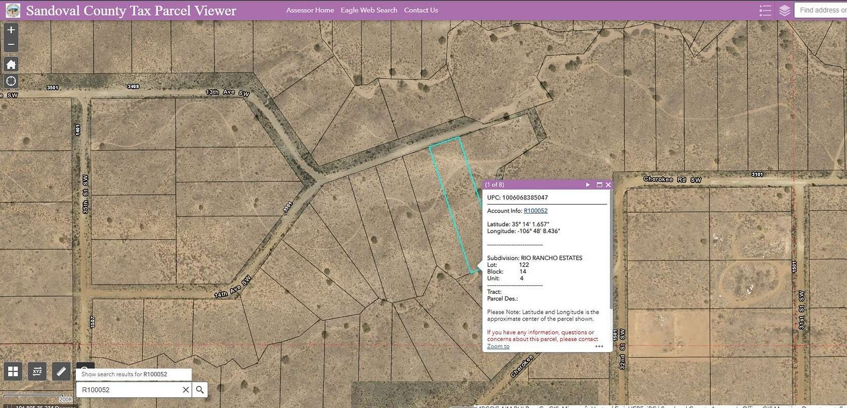 1 Acre of Land for Sale in Rio Rancho, New Mexico