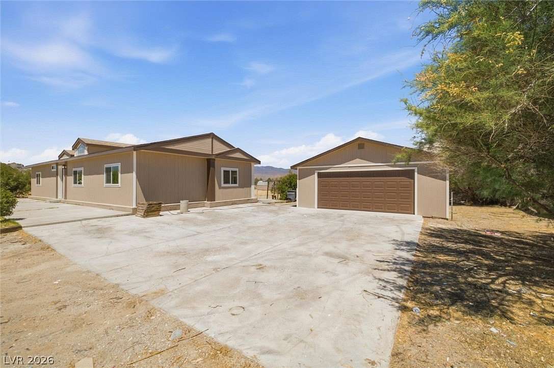 4.86 Acres of Land with Home for Sale in Pahrump, Nevada