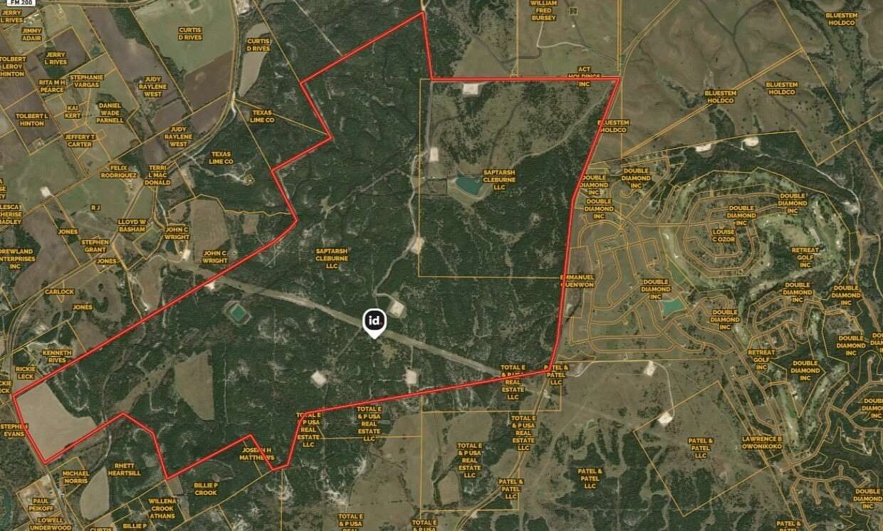 2,100 Acres of Land for Sale in Cleburne, Texas