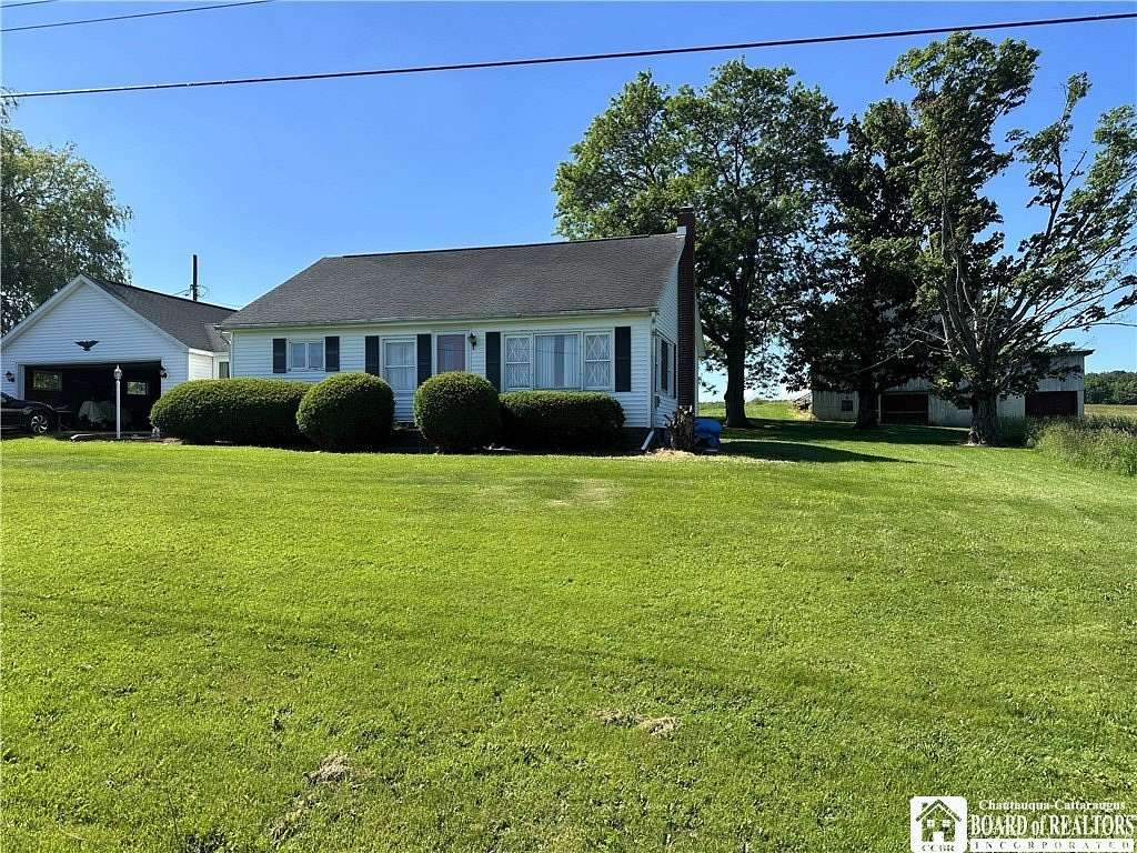81.7 Acres of Agricultural Land with Home for Sale in Ripley, New York