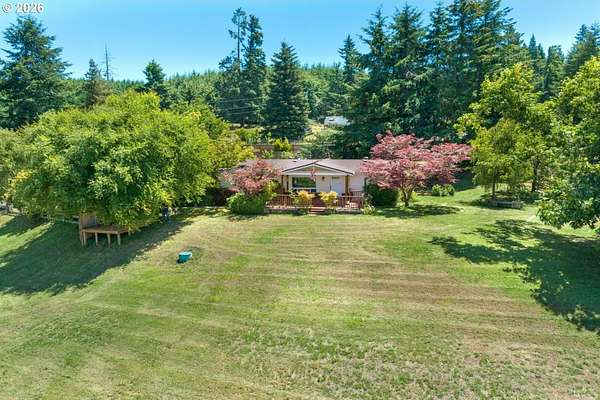 2.57 Acres of Land with Home for Sale in Cottage Grove, Oregon