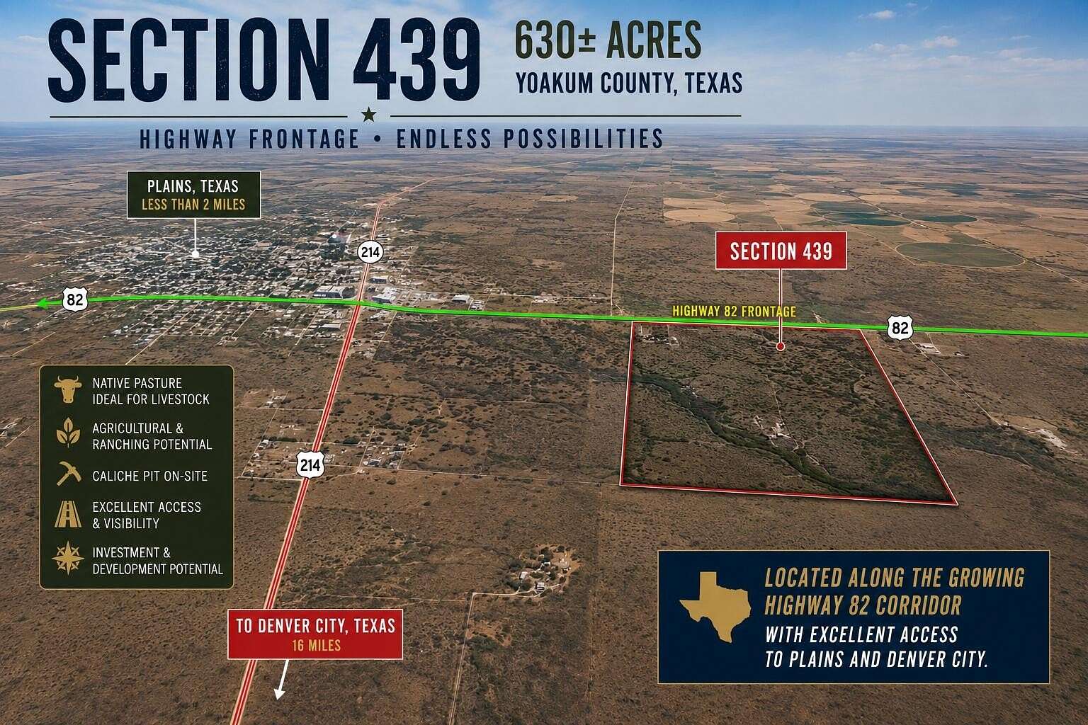 0.01 Acres of Land for Sale in Plains, Texas