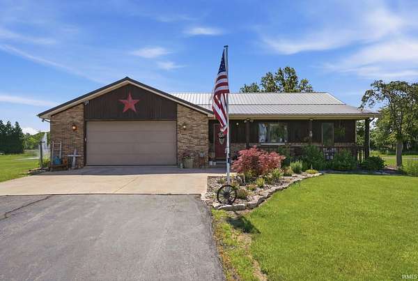 10 Acres of Recreational Land with Home for Sale in Hoagland, Indiana