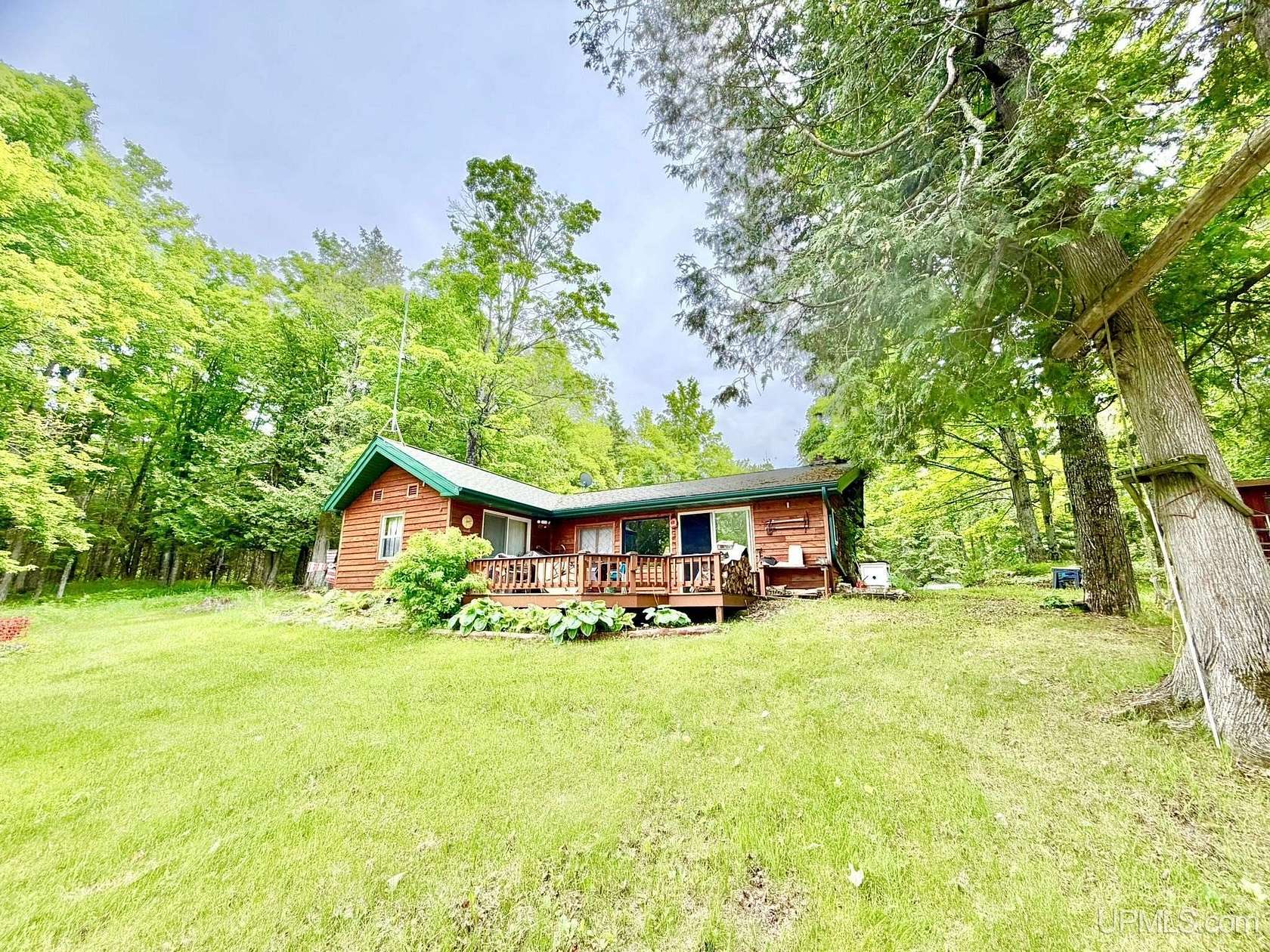 74 Acres of Recreational Land with Home for Sale in Hardwood, Michigan