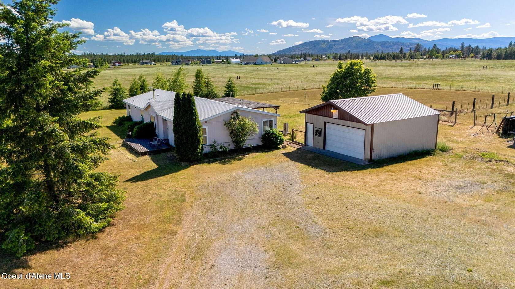 10 Acres of Land with Home for Sale in Athol, Idaho