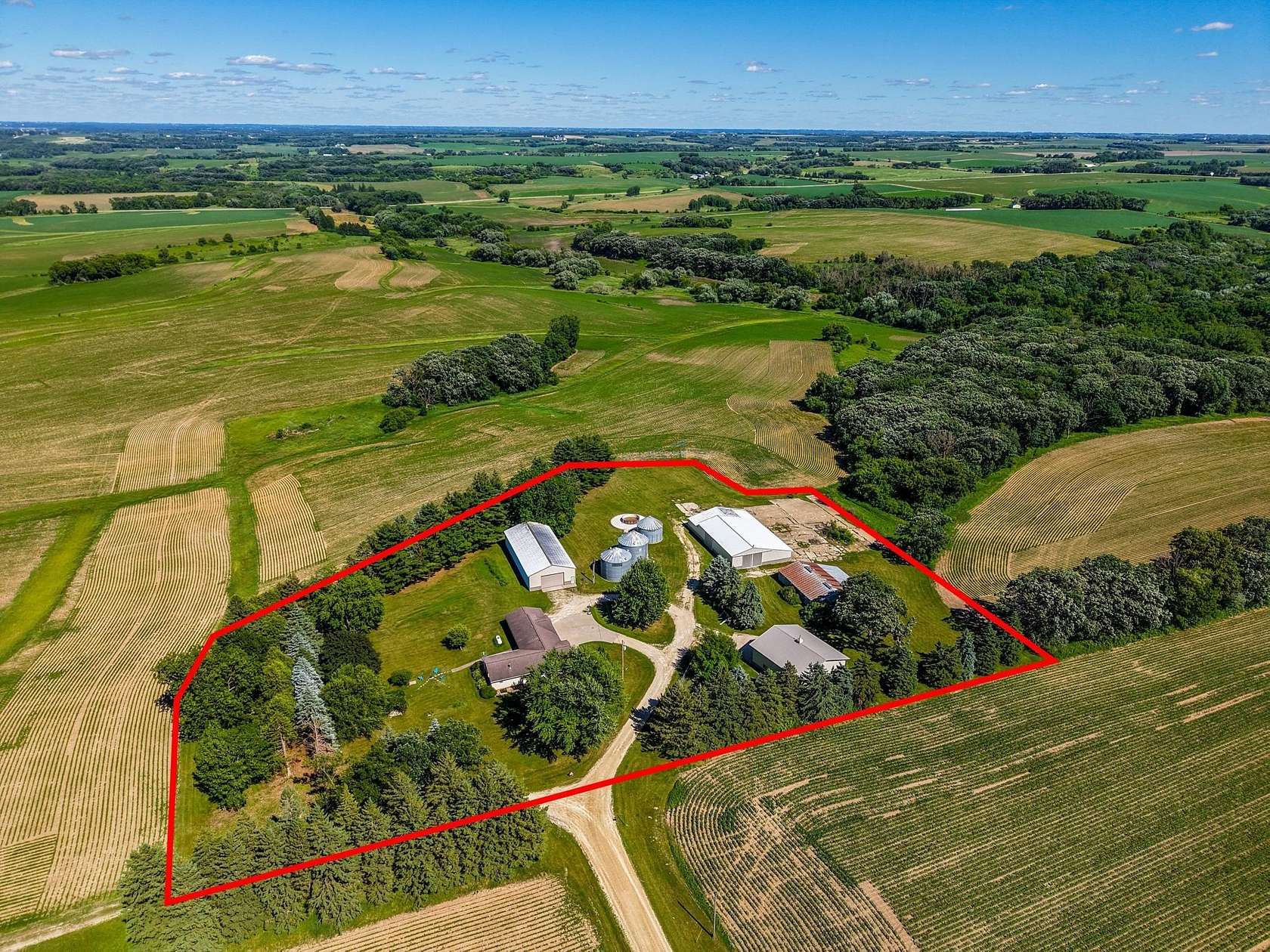 5 Acres of Land with Home for Sale in Rochester, Minnesota