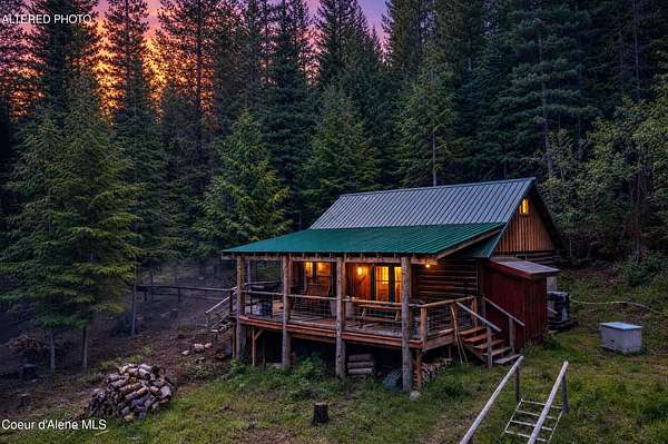 7.85 Acres of Land with Home for Sale in Sandpoint, Idaho