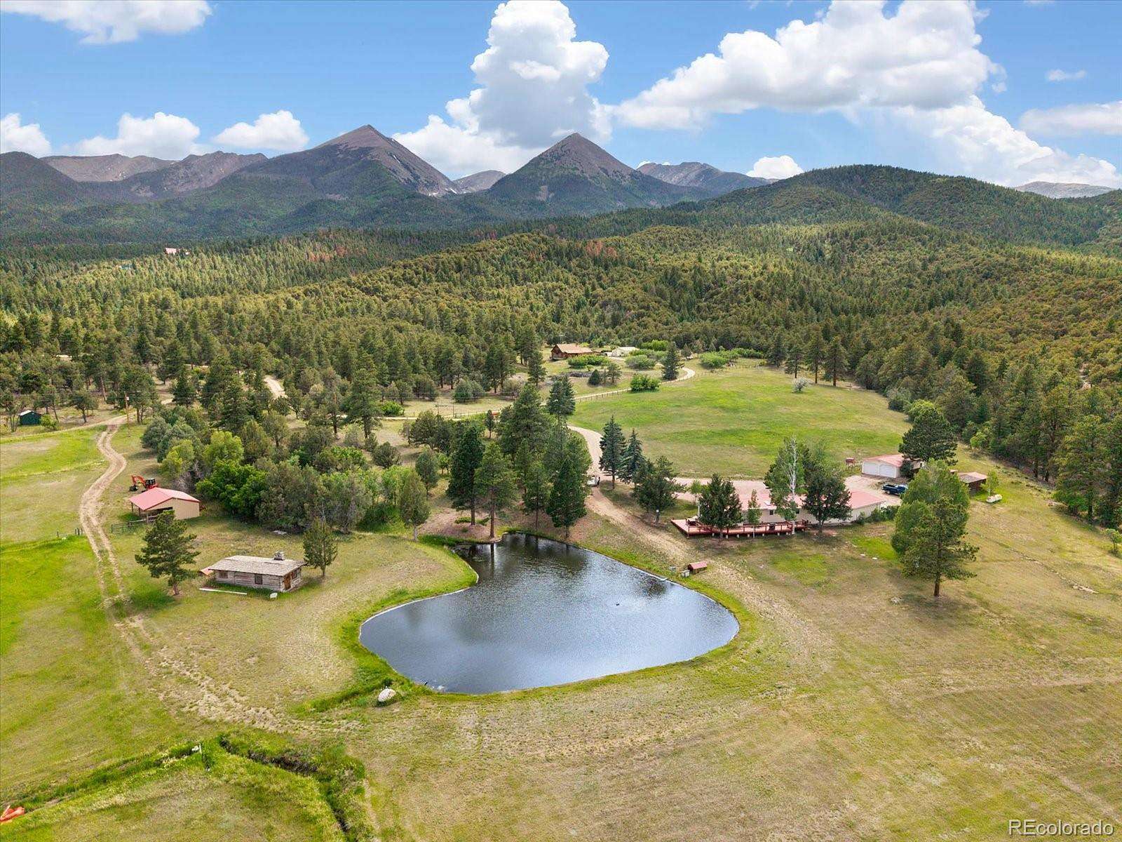 71.1 Acres of Land with Home for Sale in Howard, Colorado