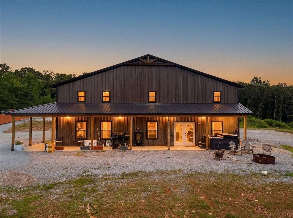 4.23 Acres of Land with Home for Sale in Elkins, Arkansas